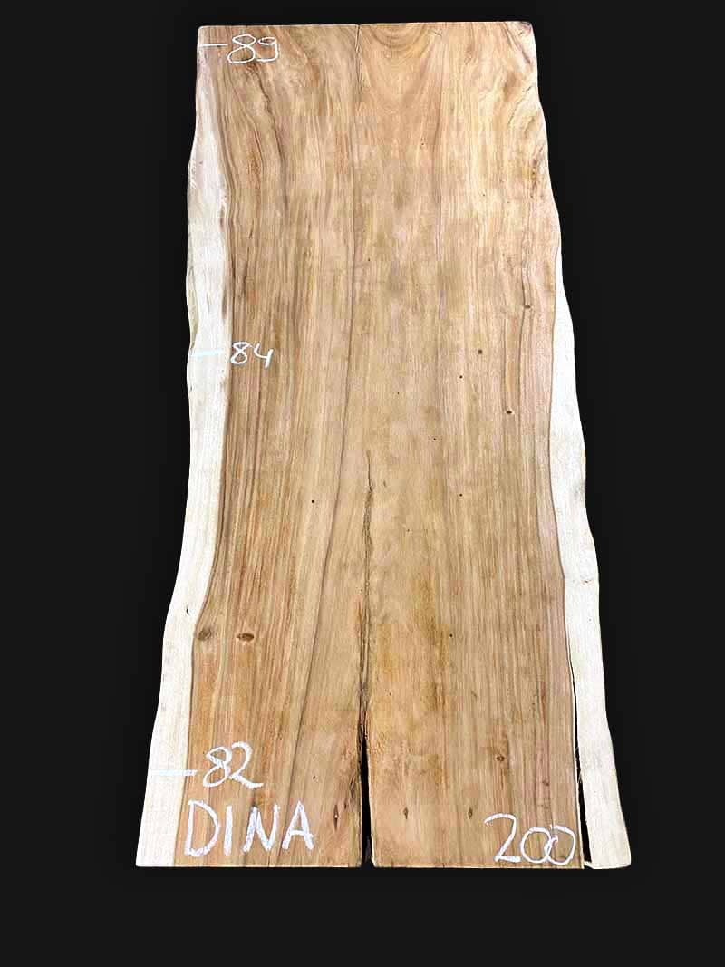 Echtholz Massivholz Tischplatte Akazie Suar 200cm Dina