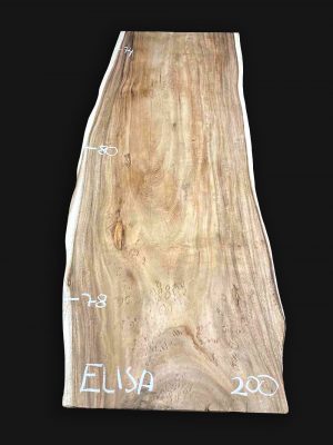 Echtholz Massivholz Tischplatte Akazie Suar 200cm Elisa