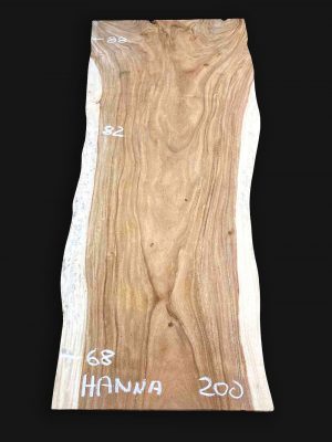 Echtholz Massivholz Tischplatte Akazie Suar 200cm Hanna