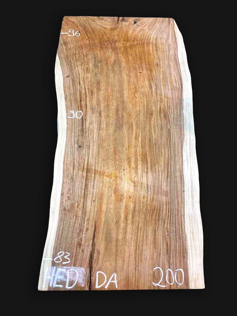 Echtholz Massivholz Tischplatte Akazie Suar 200cm Hedda