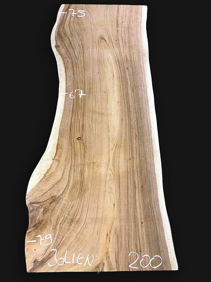 Echtholz Massivholz Tischplatte Akazie Suar 200cm Jolien