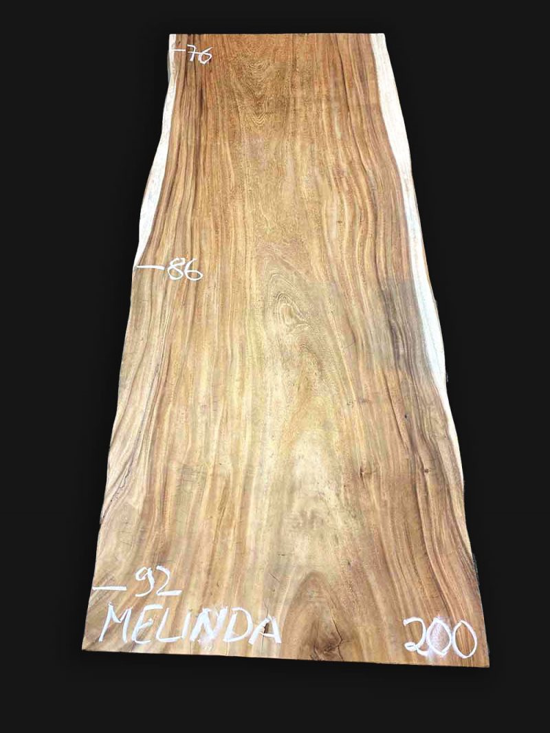 Echtholz Massivholz Tischplatte Akazie Suar 200cm Melinda