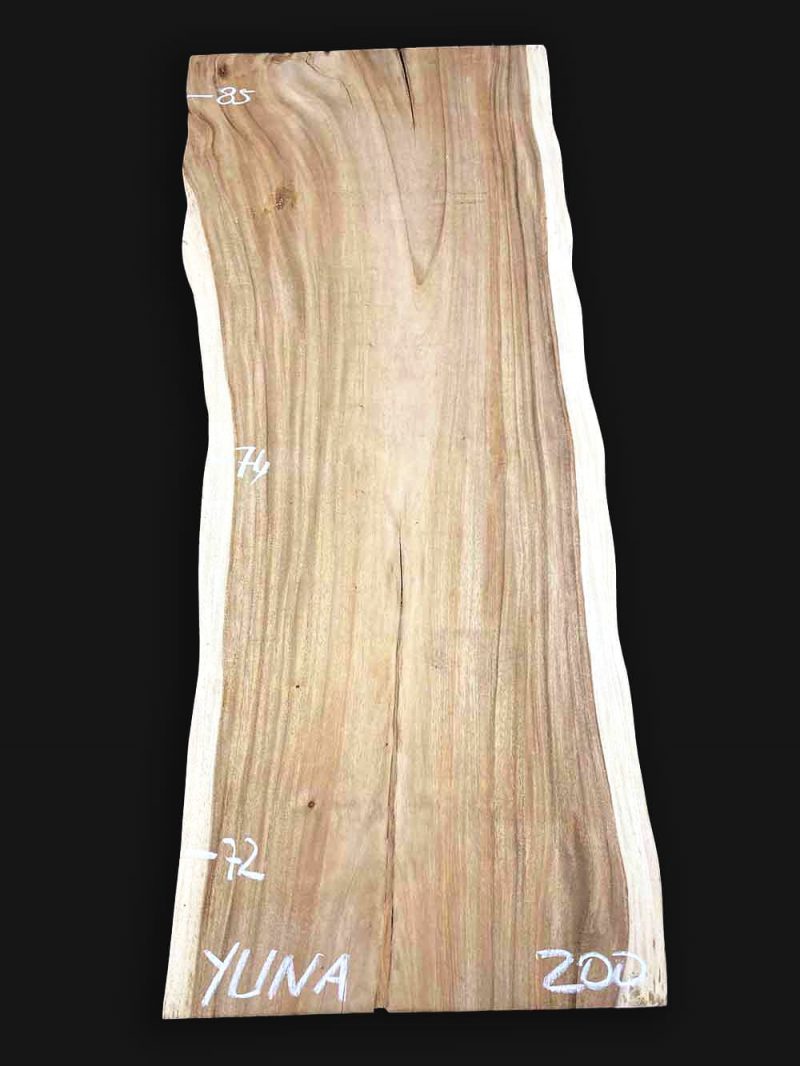 Echtholz Massivholz Tischplatte Akazie Suar 200cm Yuna