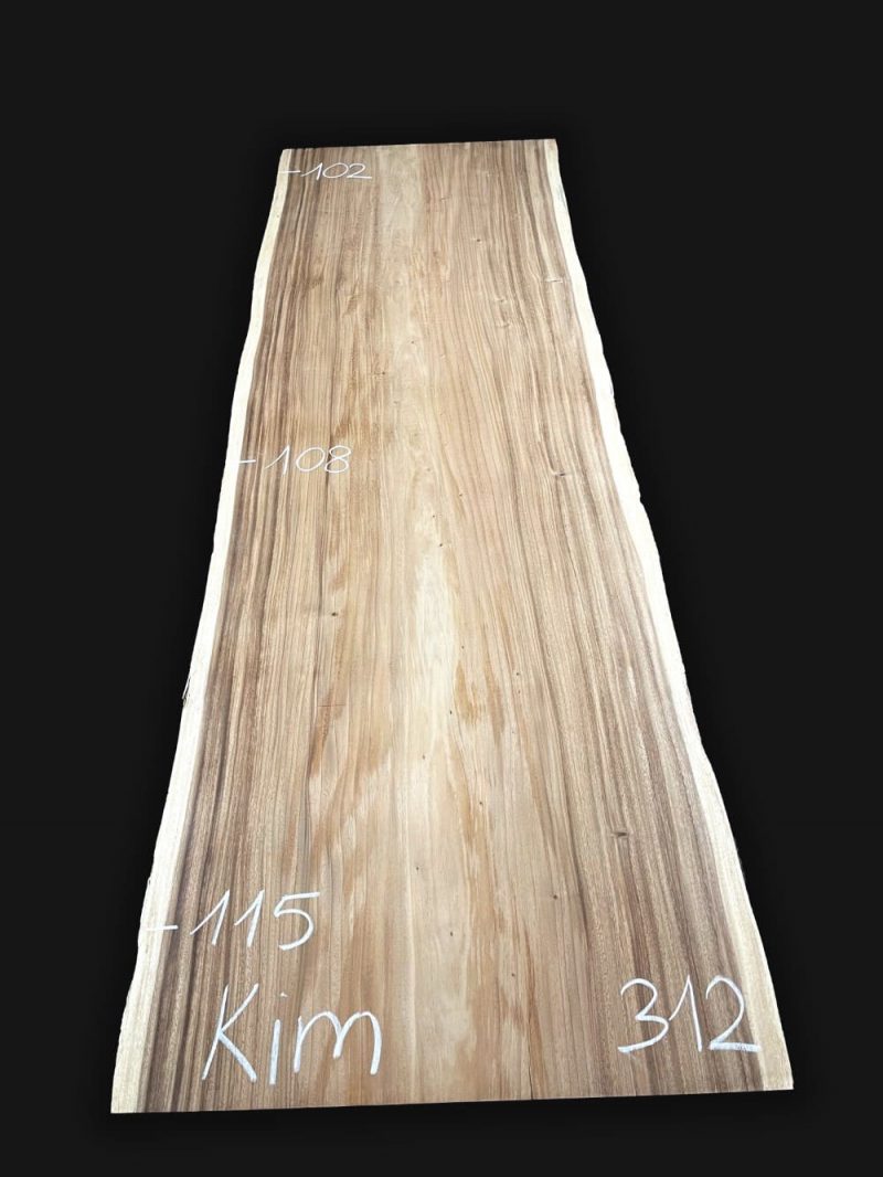 Echtholz Massivholz Tischplatte Akazie Suar 312cm Kim