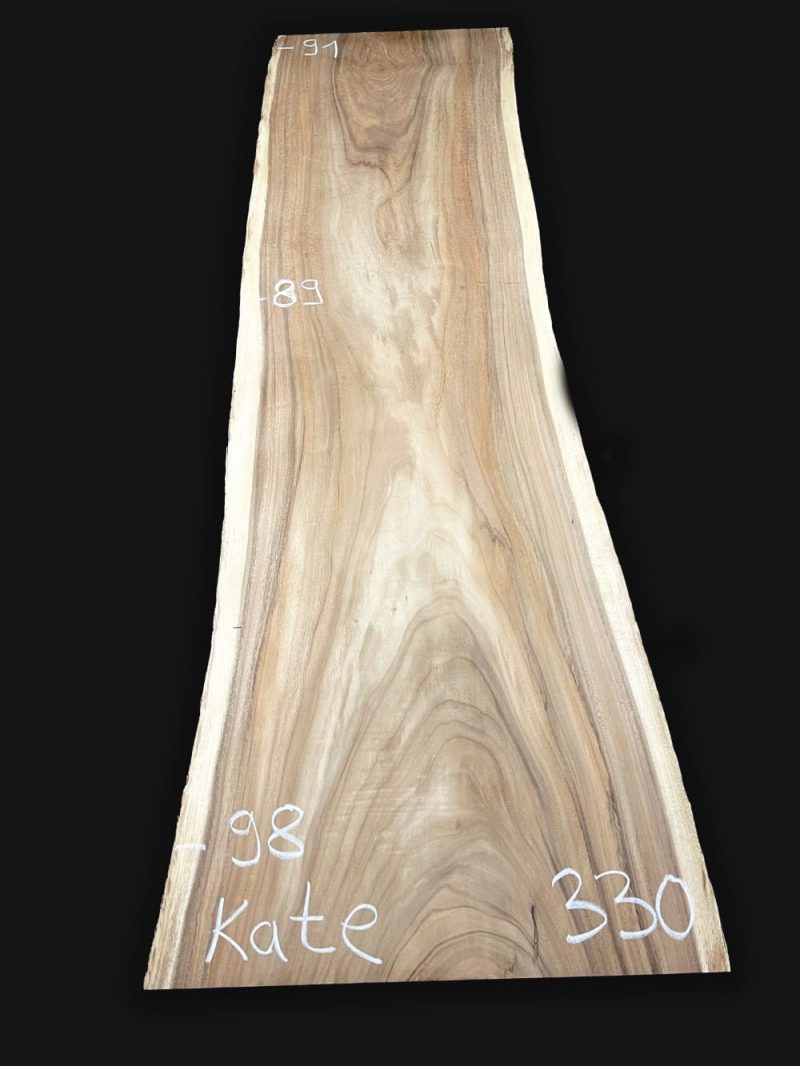 Echtholz Massivholz Tischplatte Akazie Suar 330cm Kate
