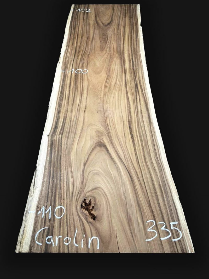 Echtholz Massivholz Tischplatte Akazie Suar 335cm Carolin