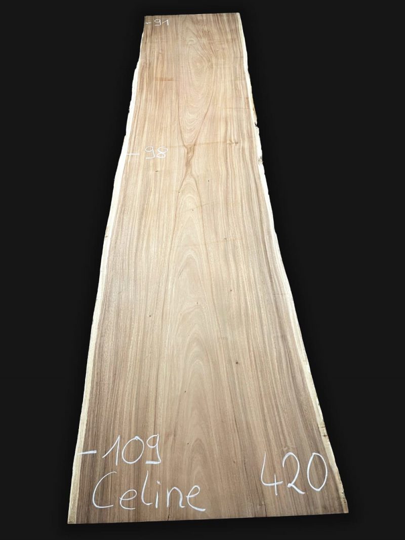 Echtholz Massivholz Tischplatte Akazie Suar 420cm Celine