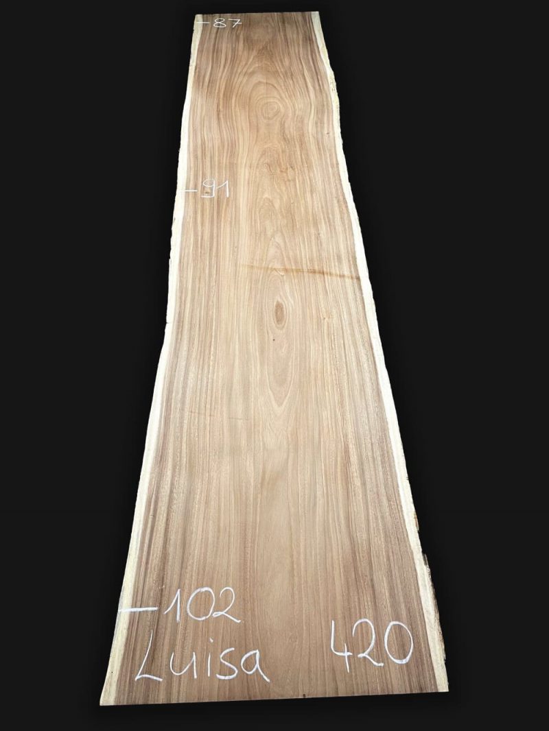 Echtholz Massivholz Tischplatte Akazie Suar 420cm Luisa
