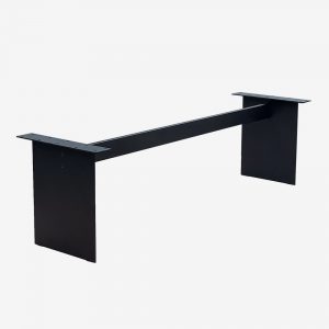 Tischbeine Tischgestell Stahlwangen Verbunden Pulverbeschichteter Stahl Esstisch Schreibtisch Konferenztisch Seitenansicht