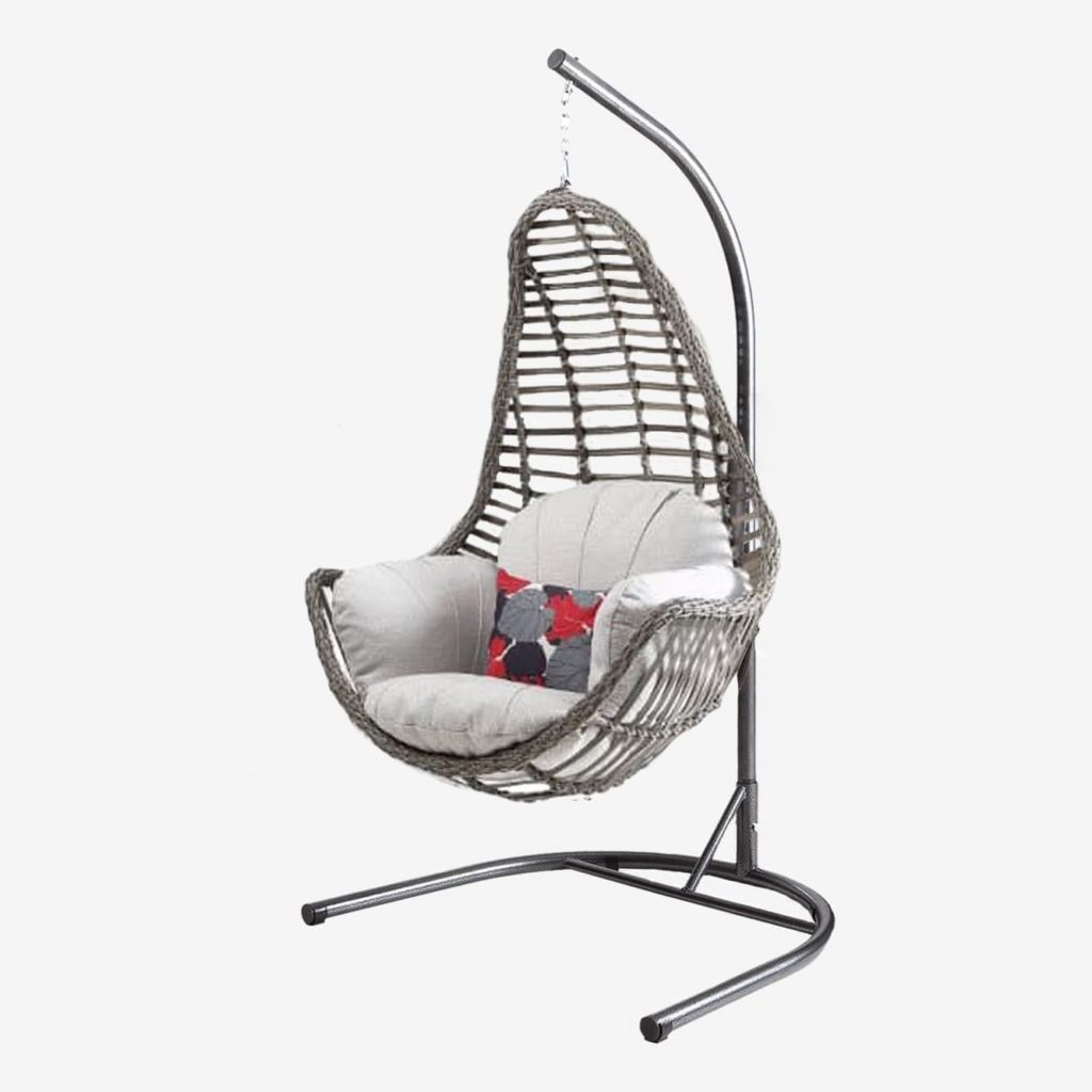 Hängesessel mit Gestell Rattan Romance inkl. Auflage kaufen